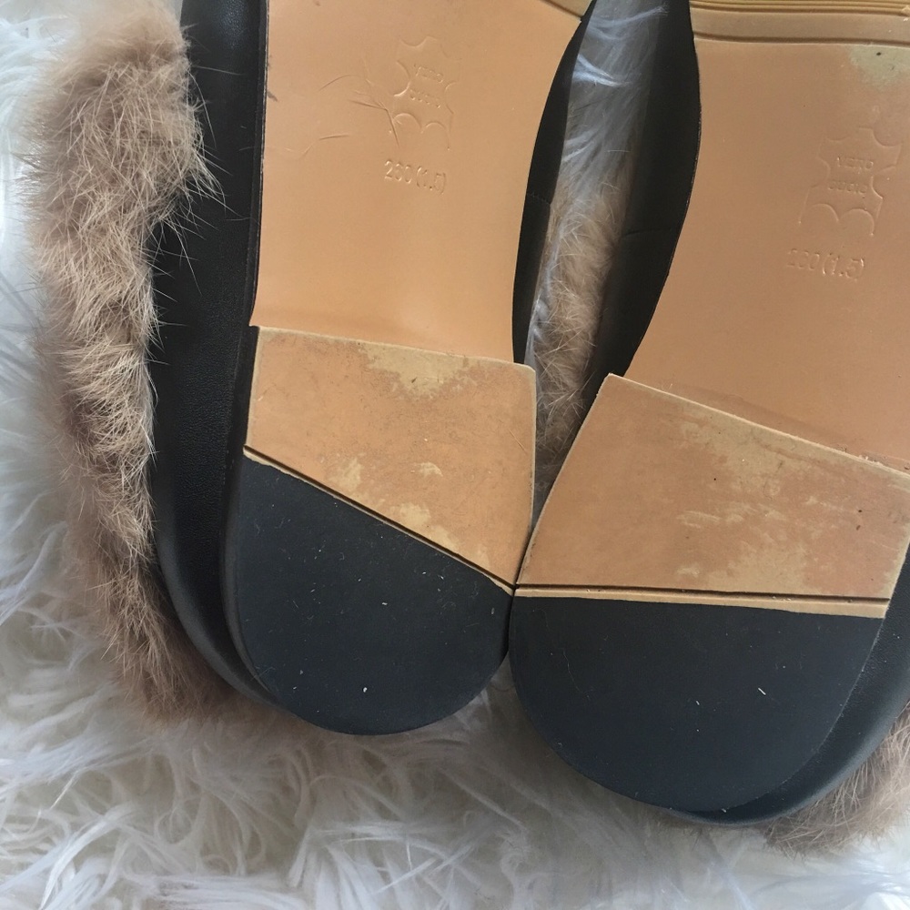 BOUTIQUE Fur Heeled Loafer Slide, PRICE FIRM!!! - Picture 6 of 7